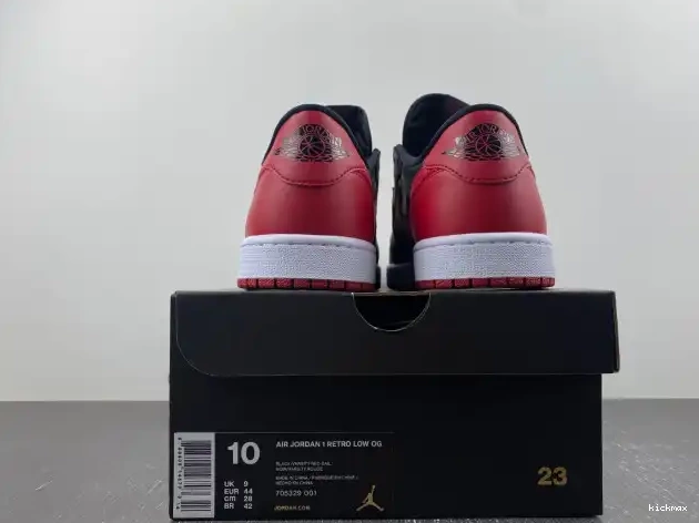 Cheap MAX Jordan 1 Air Retro Bred 705329-001 Low 0514